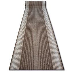 Carpet wall-to-wall SANTA FE brown 42 plain, flat, one colour