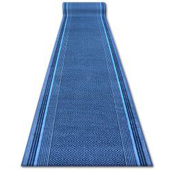 Vastag csúszásgátló futó szőnyeg JURA kék rombusz