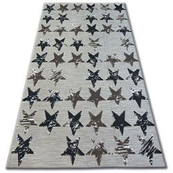Carpet Structural SIERRA G6042 Flat woven light grey - geometric, ethnic