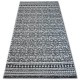 Carpet Structural SIERRA G5018 Flat woven blue - stripes, diamonds