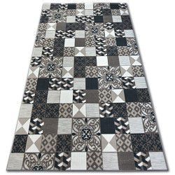 Carpet LISBOA 27218/985 Squares Plates Brown Portugal