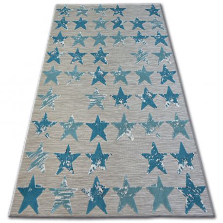 Carpet LISBOA 27219/754 Stars Turquoise