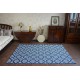 Carpet COLOR 19246/699 SISAL Flowers Blue