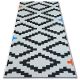 Alfombra MEFE moderna 6185 Árbol Madera - Structural dos niveles de vellón gris 