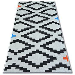 Modern MEFE carpet 6185 Tree wood - structural two levels of fleece grey 