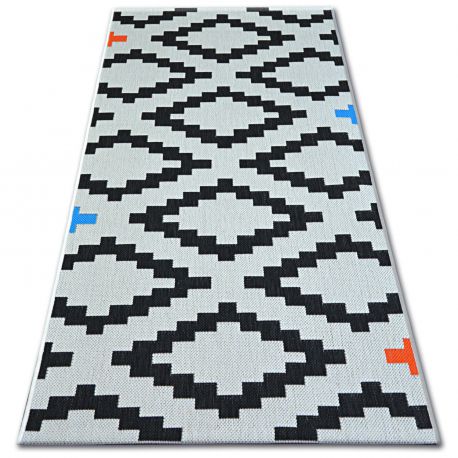 Alfombra MEFE moderna 6185 Árbol Madera - Structural dos niveles de vellón gris 