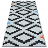 Dywan COLOR 19318/836 SISAL Romby Biały
