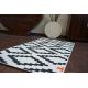 Alfombra MEFE moderna 6185 Árbol Madera - Structural dos niveles de vellón gris 