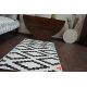 Alfombra MEFE moderna 6185 Árbol Madera - Structural dos niveles de vellón gris 