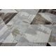 Килим Structural SIERRA G5018 плоски тъкани сив - ленти, диаманти