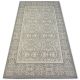 Tappeto MEFE moderno 8722 Linee vintage - Structural due livelli di pile grigio / bianca