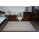 Covor MEFE modern 8722 Linii vintage - structural două niveluri de lână gri / alb