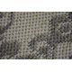 Covor MEFE modern 8722 Linii vintage - structural două niveluri de lână gri / alb