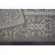 Alfombra MEFE moderna 8722 Líneas vintage - Structural dos niveles de vellón gris / blanco 