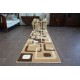 Runner HEAT-SET FRYZ FOCUS - F240 beige SQUARES cappuccino