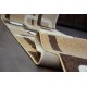 Runner HEAT-SET FRYZ FOCUS - F240 beige SQUARES cappuccino