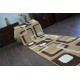 Runner HEAT-SET FRYZ FOCUS - F240 beige SQUARES cappuccino