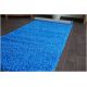 Alfombra de pasillo SHAGGY 5 cm azul