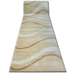 Teppich ACRYL VALS 0W1738 H02 58 Rahmen Marmor vintage beige / kupferrot 
