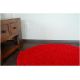 Okrúhly koberec SHAGGY 5 cm červená 