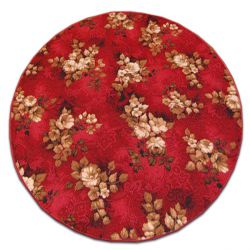 Carpet round WILSTAR red