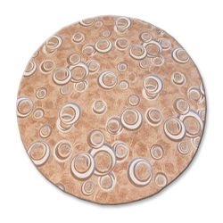 TAPIJT ROND DROPS beige 