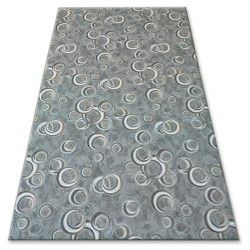 Придверний килим прорезинений CLEAN бірюзовий