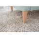 Carpet wall-to-wall SANTA FE grey 97 plain, flat, one colour