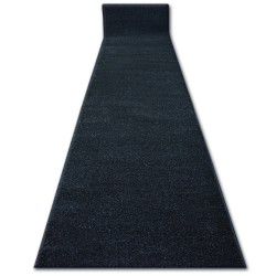 Alfombra de pasillo SKETCH negro - Liso y uniforme