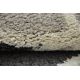 Kulatý koberec BERBER SYLA B752, krémový s tečky - střapce, Maroko, Shaggy