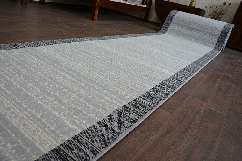 Alfombra de pasillo BCF BASE 3945 Rayas gris STRIPES - Alfombras de passilo