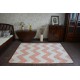 Carpet SKETCH - FA66 pink/cream - Zigzag