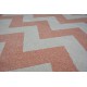 Sketch szőnyeg - FA66 rózsaszín/krém - Cikcakk