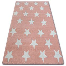 Carpet SKETCH - FA68 pink/cream - Stars