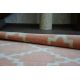 Tappeto SKETCH cerchio - F343 rosa crema marocco trifoglio trellis