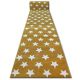 Sketch futó szőnyeg - FA68 arany/krém - Csillagok