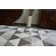 Teppich SHADOW 636 hellbeige / creme - Dreiecke