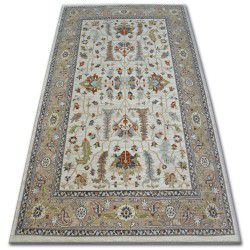 Teppich ARGENT - W7039 Blumen Sahne / Beige