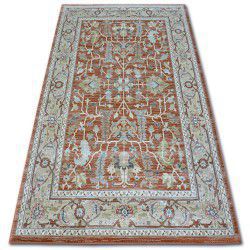 Alfombra ARGENT - W7039 Flores marrón/beige