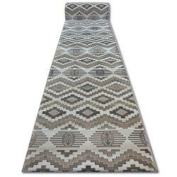 Löpare ARGENT - W4809 Ruter Beige