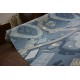 противоплъзгаща основа мокети килим за деца STREET синьо