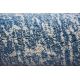 Килим BERBER 9000 коло темно-синій бахромою волохатий
