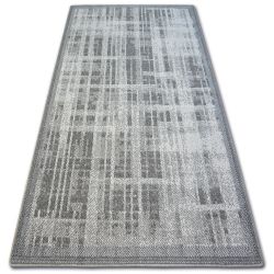 сучасний MEFE килим коло 2783 Мармур - Structural два рівні флісу сірий