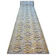 Covor MEFE modern Cerc 2783 Marmură - structural două niveluri de lână gri inchis