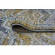 Covor MEFE modern Cerc 2783 Marmură - structural două niveluri de lână gri inchis
