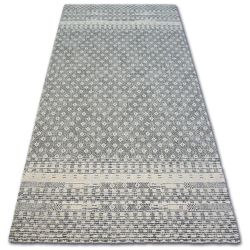 Teppich Künstliches Rindsleder, Rind G5069-1 weiß schwarz Leder