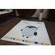 Din iuta, cu țesătură plată, covor PATIO Sisal cu model simplu 2778 galben, aur