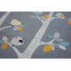 Carpet PASTEL 18405/072 - BIRDS grey