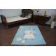 Carpet PASTEL 18403/032 - MOUSE blue