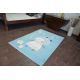 Carpet PASTEL 18403/032 - MOUSE blue